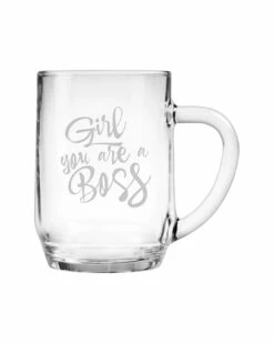Susquehanna Glass 20oz Girl You Are A Boss Mug Home Bar Carts & Accessories