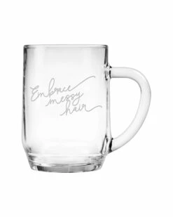 Susquehanna Glass 20oz Embrace Messy Hair Mug Home Bar Carts & Accessories