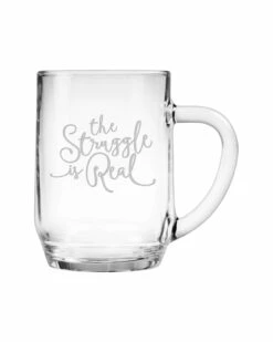 Susquehanna Glass 20oz The Struggle Mug Home Bar Carts & Accessories