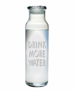 Susquehanna Glass 24oz Drink More Water Bottle Home Bar Carts & Accessories
