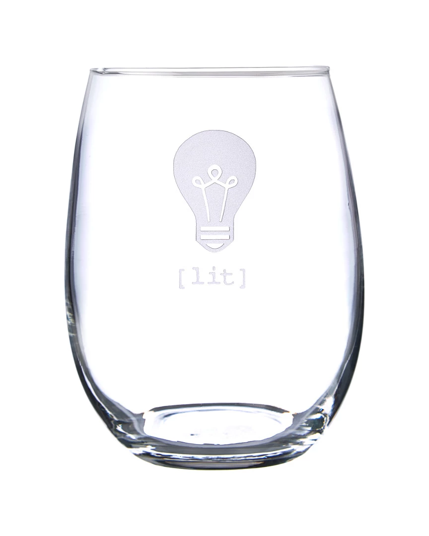 Susquehanna Glass Tipsy Assorted Set Of 4 Stemless Wine Glasses Home Bar Carts & Accessories - Image 3