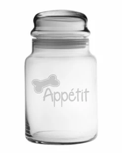 Susquehanna Glass Bone Appetit 7in Jar Home Pet Supplies