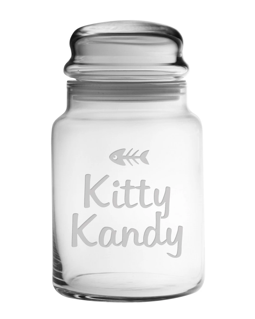 Susquehanna Glass Kitty Kandy 31oz Jar Home Bar Carts & Accessories