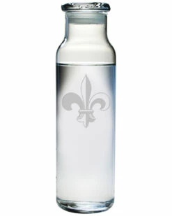 Susquehanna Glass 24oz Fleur De Lis Bottle Home Bar Carts & Accessories