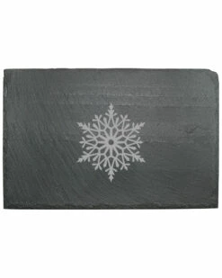 Susquehanna Glass Let It Snow Slate Cheese Server Home Serveware