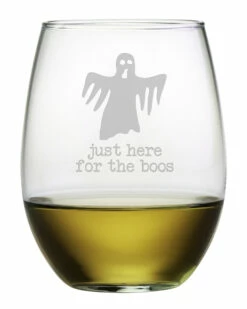 Susquehanna Glass Ghost Set Of Four 21oz Stemless Wine Glasses Home Drinkware