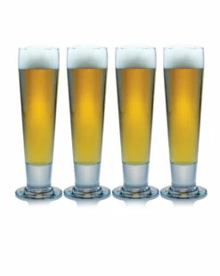 Susquehanna Glass Set Of Four 14oz Pilsner Glasses Home Bar Carts & Accessories