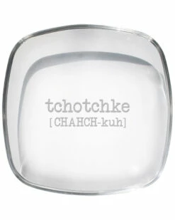 Susquehanna Glass Tchotchke 7in Square Keepsake Plate Home Bar Carts & Accessories