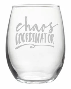 Susquehanna Glass Chaos Coordinator Stemless Wine & Gift Box Home Bar Carts & Accessories