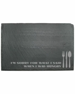 Susquehanna Glass When I Was Hungry Slate Cheese Server Home Serveware