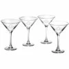 Susquehanna Glass Monogrammed Set Of Four Dot Martini Glasses, (A-Z) Home Drinkware