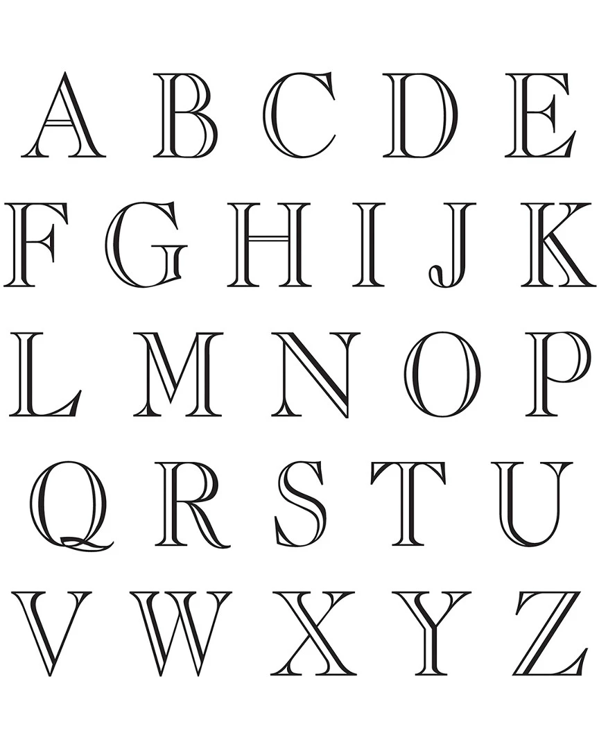 Susquehanna Glass Monogrammed 24oz Engraver Water Bottle, (A-Z) Home Bar Carts & Accessories - Image 2