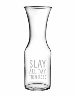 Susquehanna Glass Slay All Day Liter Carafe Home Decorative Items & Frames