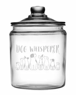Susquehanna Glass 64oz Dog Whisperer Half Gallon Jar Home Pet Supplies